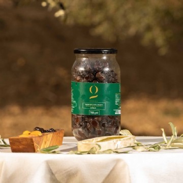 Sofralık Siyah Zeytin - 750 gr  Cam Kavanoz